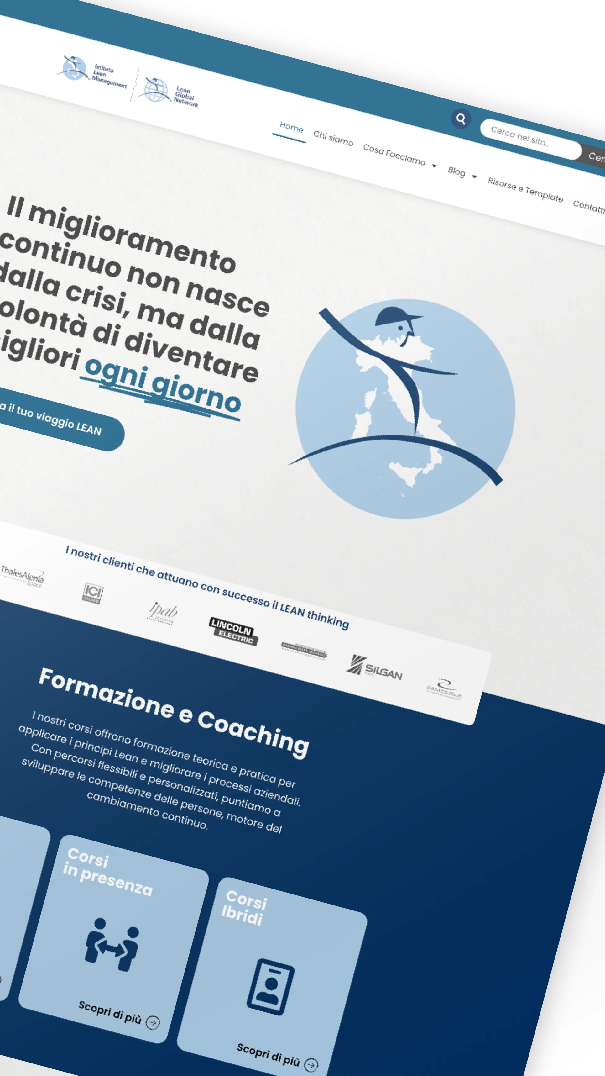 Landing page per Arianna Mozzo